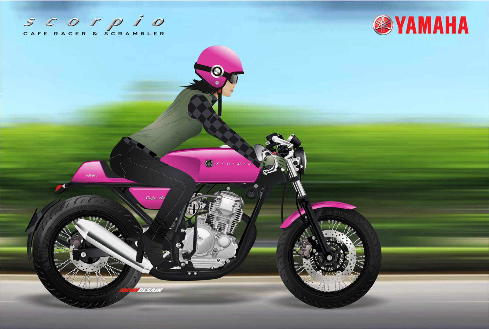 Yamaha Scorpio Konsep Modifikasi Idenxdesigns Blog